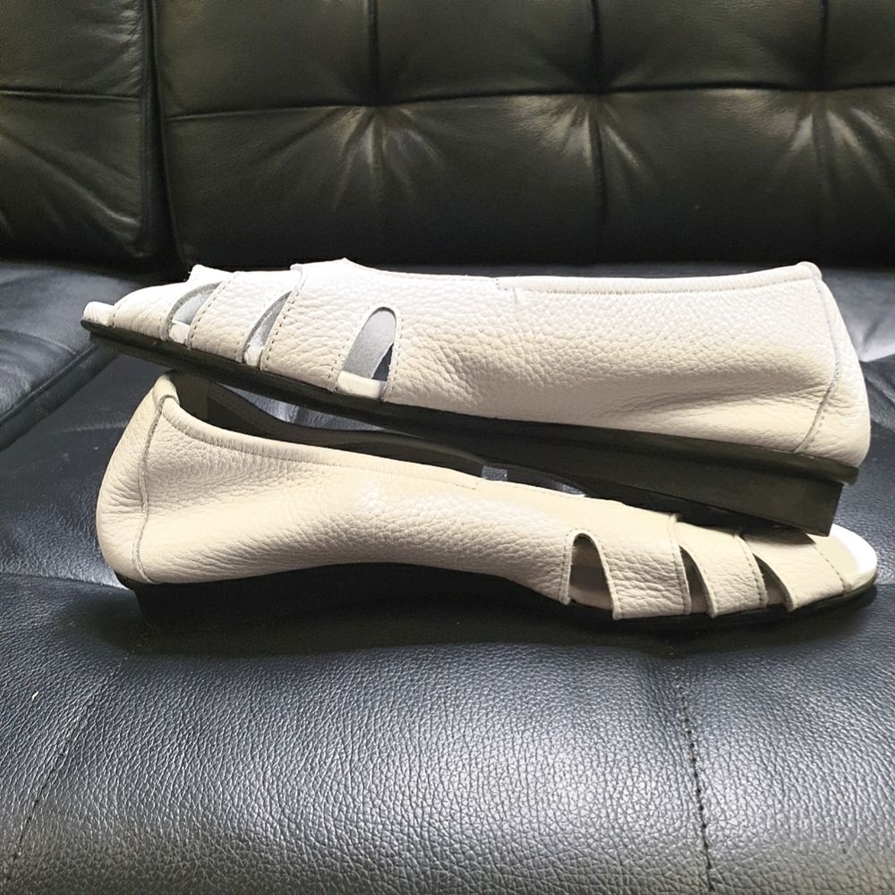 Arche Ninova Leather Flats Ballerina White - Picture 12 of 12